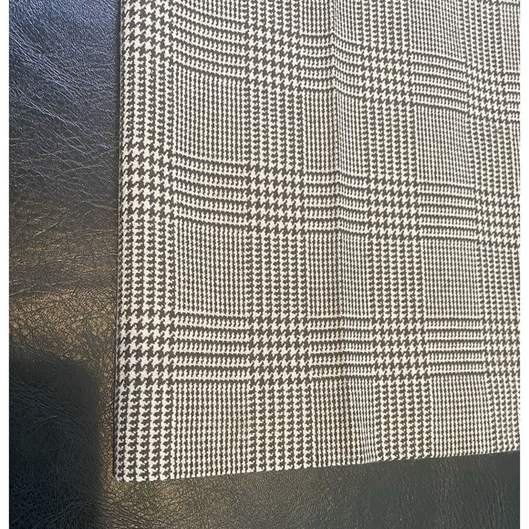 BROOKS BROTHERS Wool Blend Wide leg dress pants Brown Glen Plaid Women's Size 10 - Picture 6 of 9